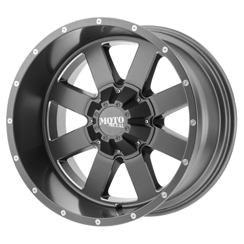 Moto Metal MO962 SATIN GRAY MILLED