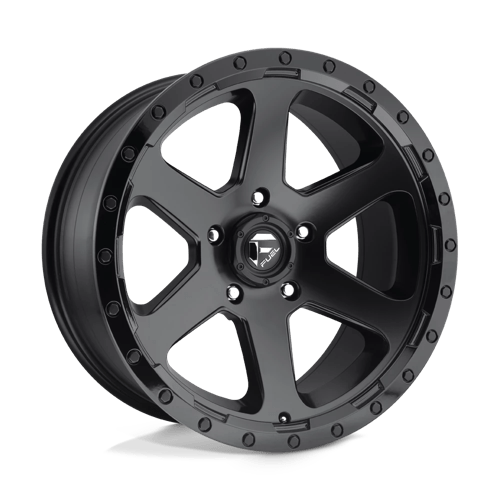Fuel 1PC D589 RIPPER MATTE BLACK GLOSS BLACK LIP