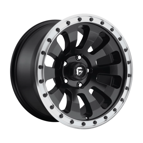 Fuel 1PC D629 TACTIC MATTE BLACK MACHINED RING