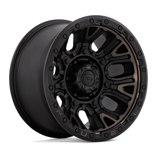 Fuel 1PC D824 TRACTION MATTE BLACK W/ DOUBLE DARK TINT