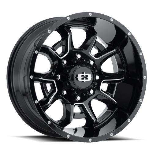 Vision 415 BOMB Gloss Black Milled Spoke