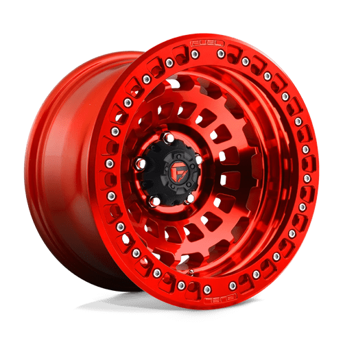 Fuel 1PC D100 ZEPHYR BEADLOCK CANDY RED