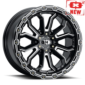 Vision 405 KORUPT 2022 Gloss Black Milled Spoke