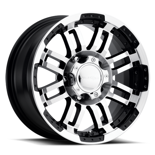Vision 375 WARRIOR Gloss Black Machined Face